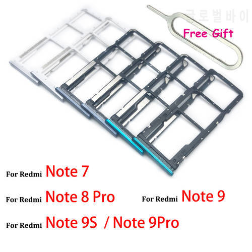 Original SIM Card slot tray Holder repair part For Xiaomi Redmi Note 8 Pro Note 9 Note 9S Note 9 Pro