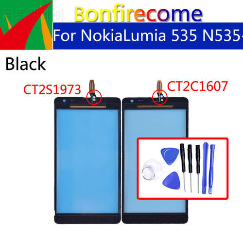 For Nokia Microsoft Lumia 535 Touch Screen Panel Sensor For N535 CT2S1973 CT2C1607 Digitizer Glass Replacement 5.0 Inch