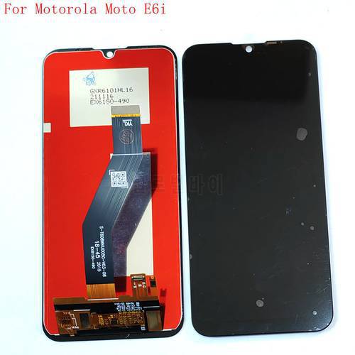 For Motorola Moto E6i XT2053-5 xt2053 Lcd Screen Display Touch Glass Digitizer Frame e6s e6 plus