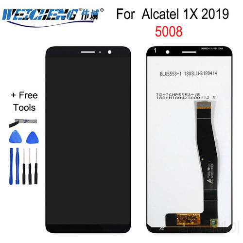 For Alcatel 1X 2019 5008 OT5008 LCD Display Screen with Touch Digitizer Assembly For Alcatel 5008D 5008T 5008Y