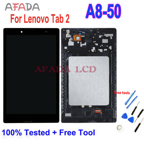 New 8’’ for Lenovo Tab 2 A8-50 LCD Display Touch Panel Digitizer Assembly Screen Glass Sensor Parts