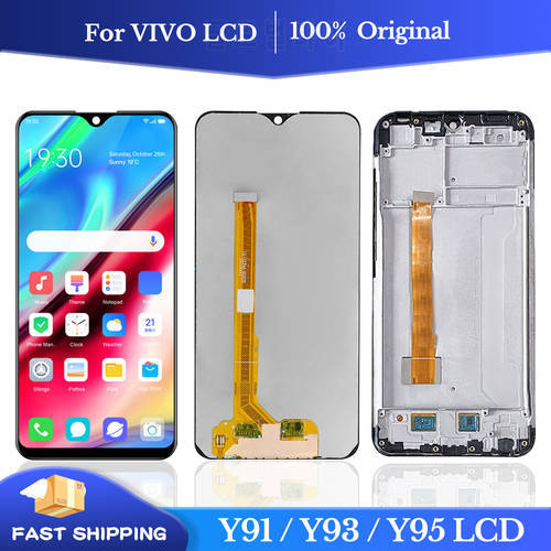 6.22&39&39Original For VIVO Y91 Y91i Y91c LCD Display Screen Touch Digitizer Assembly For VIVO Y93 Y93s Y93st Y95 With Frame Replace