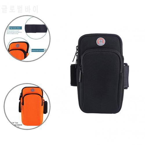 Wrist Bag Practical Diving Material Wear-Resistant Stretchy Wrist Bag Phone Pouch for Unisex Phone Arm Band Gym Armband