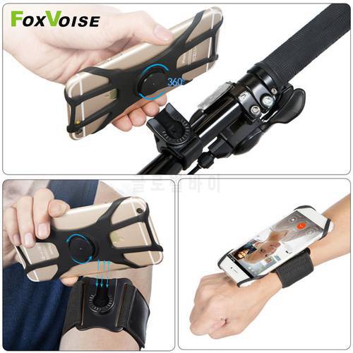 Mobile Sport Armbands Running Wristband Arm Wrist Band 3in1 2in1 Smartphone Hand Armband For iPhone Samsung Xiaomi Cell Phone