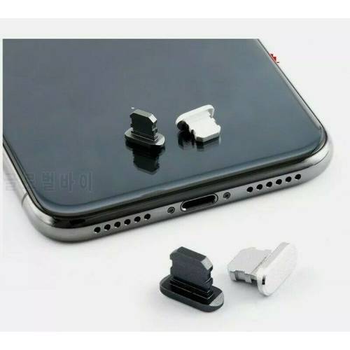 Anti Dust Plug For iPhone 13 12 Pro Max 12 mini Metal Anti Dust Charging Charger Dock Plug Stopper