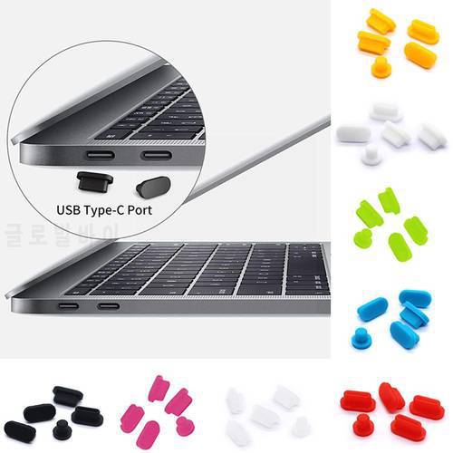 Hot Selling Silicone Anti Dust Plug Cover Stopper Laptop Plug Dustproof Notebook Laptop Apply Dust Pro 13 For Macbook 15 Pl