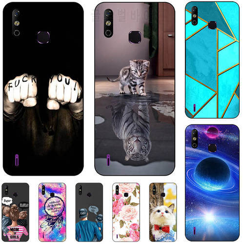 New Silicone Phone Case For Infinix Smart 4 X653C Smart 4C Case Cartoon Soft TPU Back Cover Phone Shell Coque