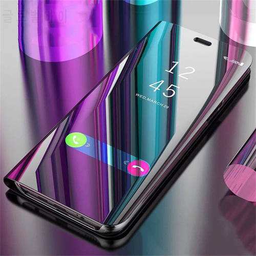 Smart Mirror Flip Case For Samsung Galaxy A10 A20 E A30 A40 A50 A60 A70 A80 A90 5G M10 M20 M30 A30 S A40s Leather Stand Cover