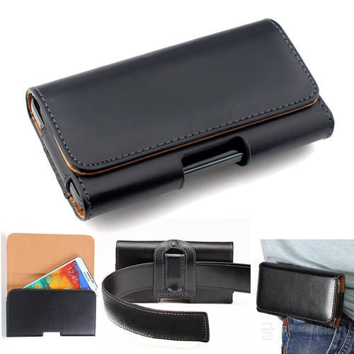 Leather Phone belt case for Emporia SMART.2 3 Mini SMART.4 S4 waist bag magnetic Phone case for ZTE Blade A31 Lite Pouch cover