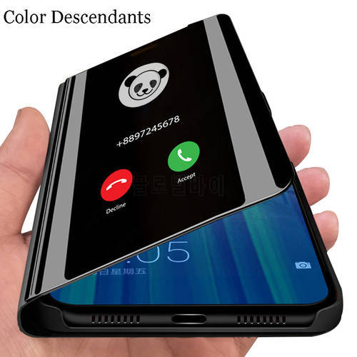 for oneplus 7 pro case oneplus7 smart mirror flip phone case for one plus 7 pro 7pro oneplus7pro magnetic stand cover coque etui