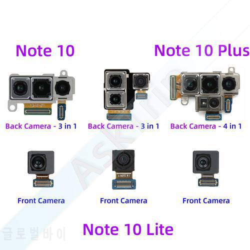 Original Front Camera Flex For Samsung Galaxy Note 10 Plus Lite N976F N970F N770F Main Rear Back Camera Flex Cable