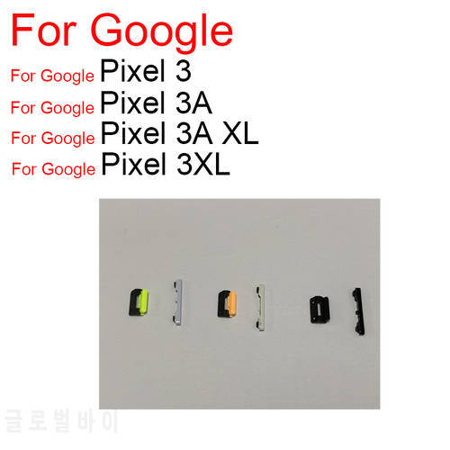 Power & Volume Side Button For Google Pixel 3 3A 3XL XL Power Volume Side Key Repair Parts