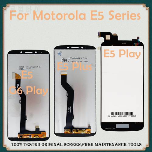 Original For Motorola Moto E5 E5 Plus XT1924 E5 Play XT1920 XT1921 E5 XT1944-2 XT1944-4 Lcd G6 Play Display Touch Screen Assembl