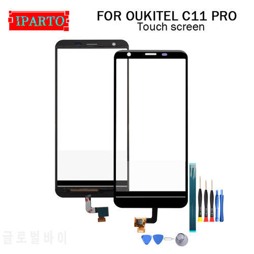 5.45 inch OUKITEL C11 PRO Touch Screen Glass 100% Guarantee Original Digitizer Glass Panel Touch Replacement For OUKITEL C11 PRO
