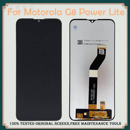 6.5&39&39Original For Motorola Moto G8 Power Lite Lcd XT2055-2 Display Touch Screen Digitizer For Moto G8PowerLite Lcd With Frame