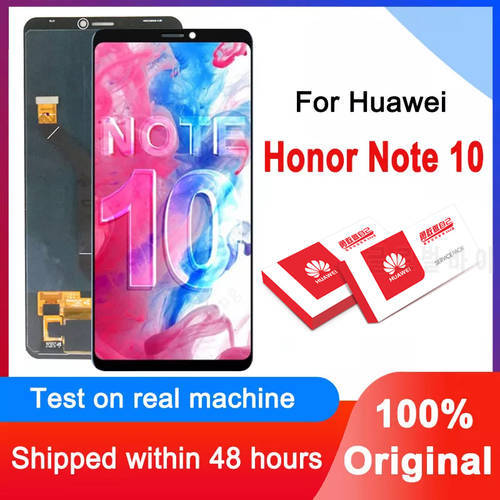 100% Original 6.95&39&39 LCD Replacement For Huawei Honor Note 10 AMOLED Display Touch Screen Digitizer Assembly RVL-AL09 rv Model