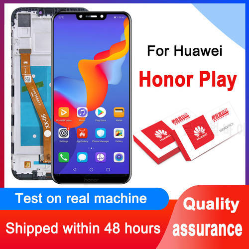 100% Tested 6.3&39&39 Display Replacement For Huawei Honor Play COR-L29 COR-L09 LCD Display Touch Screen Digitizer Assembly