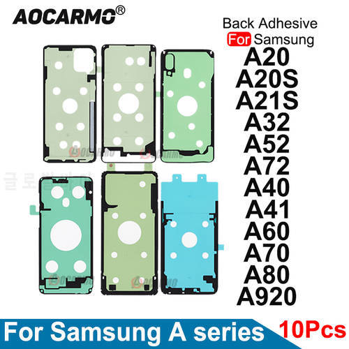 For Samsung Galaxy A20 A20S A21S A30S A32 A40 A41 A50 A51 A52 A60 A70 A71 A80 A920 Back Cover Adhesive Rear Housing Door Sticker