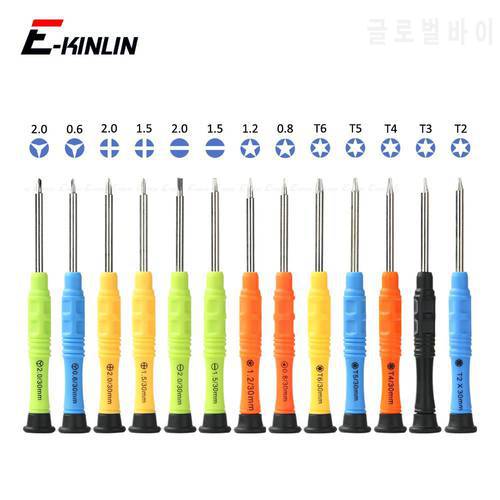 13 in 1 Disassembly Torx Screwdriver Kit Opening Tools Metal Pentalobe Teardown Flat Cross For iPhone For Samsung HuaWei Tablet