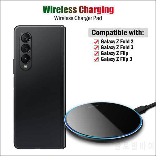 Qi 10W Fast Wireless Charging for Samsung Galaxy Z Fold 2 3 4 Phone Wireless Charger Pad for Samsung Galaxy Z Flip 3 4 5G