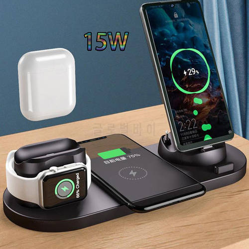 Nen Wireless Charger for iPhone 14 13 12 11 Pro 15W Fast Wireless Charging Stand for Apple Watch Wireless Chargers for iphones