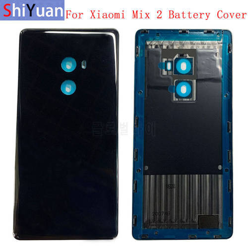 Original Battery Cover Rear Door Housing Back Case For Xiaomi Mi Mix 2 Battery Cover with Logo Replacement Parts