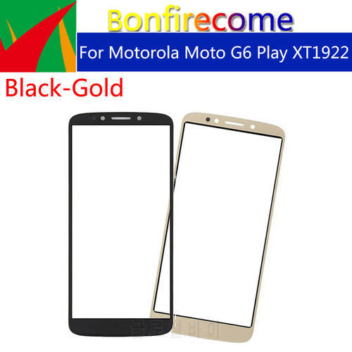 10pcs\lot Touchscreen For Motorola Moto G6 Play XT1922 Touch Screen Front Panel Glass Lens LCD Outer Glass With OCA Glue 5.7