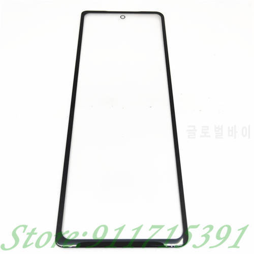 Outer Screen With OCA For Samsung Galaxy Z Fold 2 W21 5G F916 Front Touch Panel LCD Display Out Glass Cover Lens Repair parts