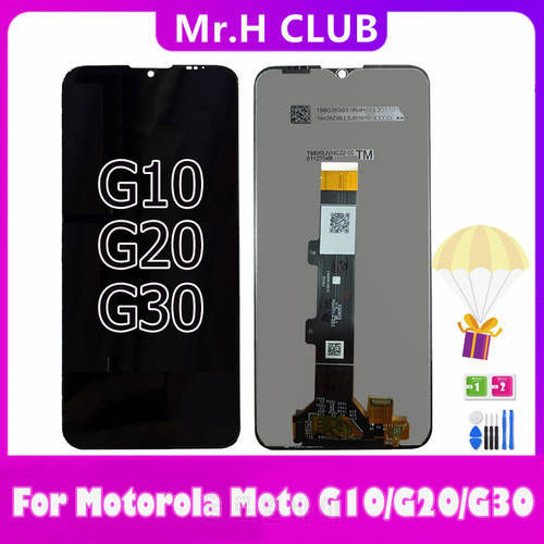 Original For Motorola Moto G10 LCD Moto G20 XT2821 Display Touch Screen Digitizer Assembly For Moto G30 LCD XT2129-2 lcd +Frame