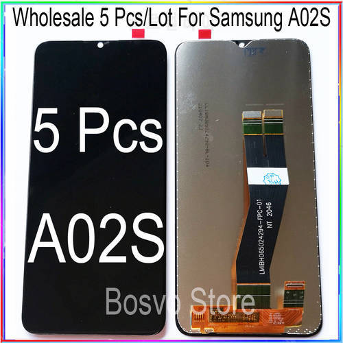 Wholesale 5 Pcs/Lot For Samsung A02S Lcd screen display with touch with frame assembly A025F A025G A025M A025F/DS A025G/D