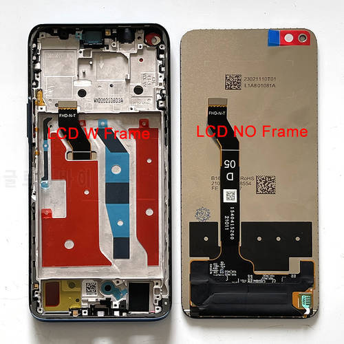 6.67&39&39 Original For Huawei Honor 50 Lite NTN-LX1/L22 LCD Display Screen Touch Screen Panel Digitizer For Honor 50Lite LCD Frame
