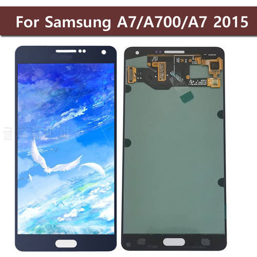 Original Display For Samsung Galaxy A7 2015 A700 A700F A700FD A7000 LCD Display Touch Screen Digitizer Replacement Parts