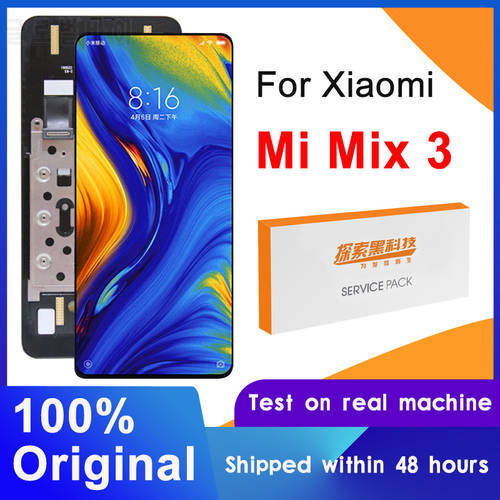 Original 6.39&39&39 For Xiaomi Mi Mix 3 AMOLED Display Touch Screen Digitizer Assembly For M1810E5A LCD Replacement