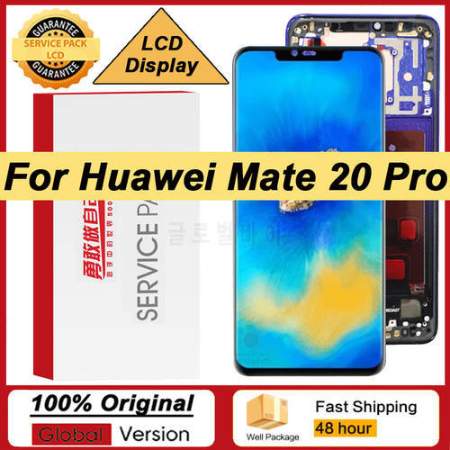 Original Quality 6.39&39&39 OLED Display LYA-L09/L29 Models For Huawei Mate 20 Pro LCD Display Touch Screen Digitizer Repair Parts