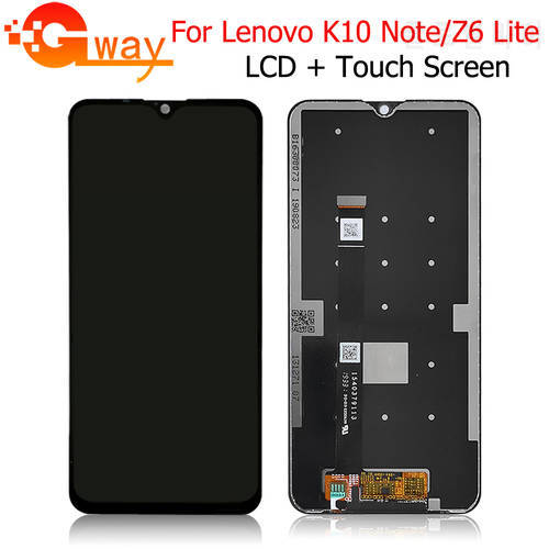 Original 100% Tested LCD For Lenovo K10 Note Display LCD Digitizer Assembly LCD For Lenovo K10Note Z6 Lite L38111 Z6 Youth LCD