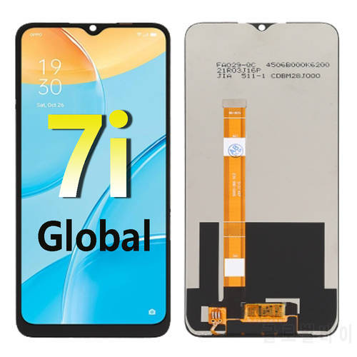 Original For Realme 7i Global Helio G85 LCD Display Screen Touch Panel Digitizer For Realme Narzo 20 RMX2193 Display Assembly