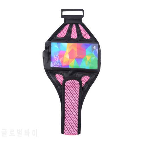 Sports Mesh Gym Running Jogging Arm Band Holder Strap Pouch For GALAXY S4/S5