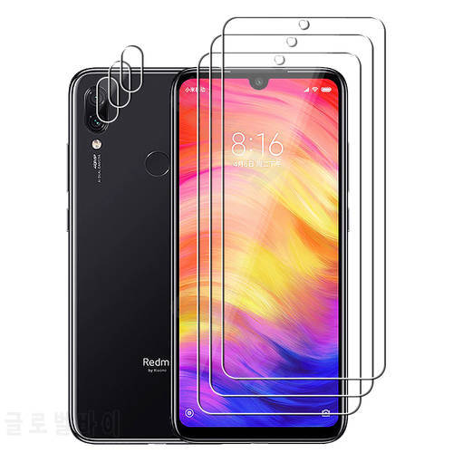 For Xiaomi Redmi Note 7 Pro / Redmi Note 7 Camera Lens Film and Phone Protective Tempered Glass Screen Protector