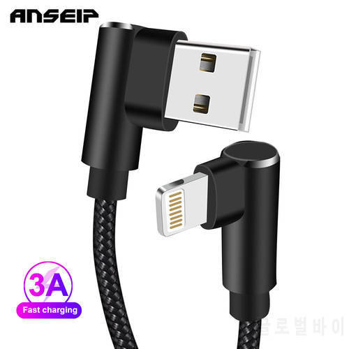 ANSEIP USB 5 gen Charging Cable for Xiaomi Huawei Oppo Samsung iPad iPhone 12 11 X XR 6 7 8 SE 3A type-c Micro Charger Data Sync