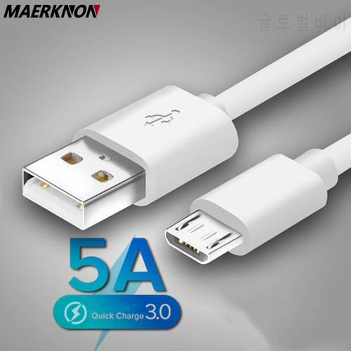 Micro USB Cable for Samsung S7 Xiaomi Huawei Android Mobile Phone USB Cable Data Sync Cord Microusb Fast Charging Wire