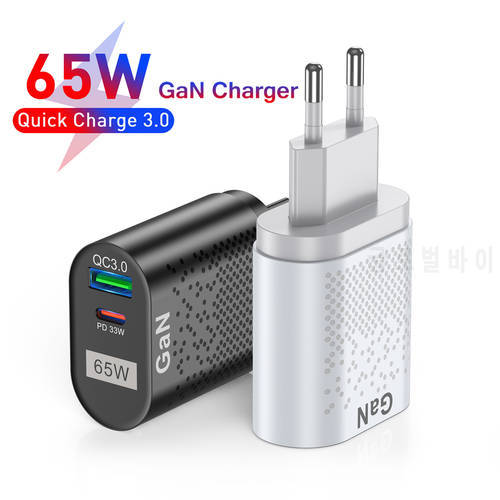 PD 33W GaN Charger for iPad Laptop Switch QC 3.0 Type C USB Fast Charger For iPhone 13 12 Pro Max Huawei Samsung S22 Poco Xiaomi