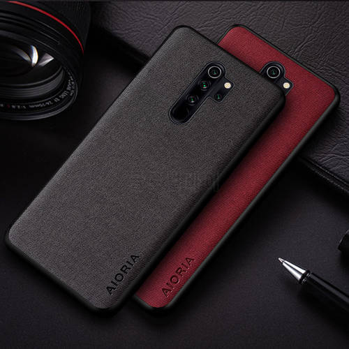 New Case For Xiaomi Redmi Note 8 Pro 8 2021 8T 8A funda Simple Design Textile Leather Phone Cover For Redmi 8A 8 Case
