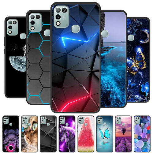 For Infinix Hot 11 Play Case Silicone Soft Back Cover for Infinix Hot11 Play Phone Cases on Infinix Hot 10 12 Play TPU Coque