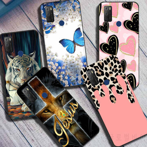 For TCL 20E Case Silicone Phone Cover For TCL 20S 20Y 20 E TCL 20B 6159K Cases Soft Back TPU Bags Bumpers Fundas