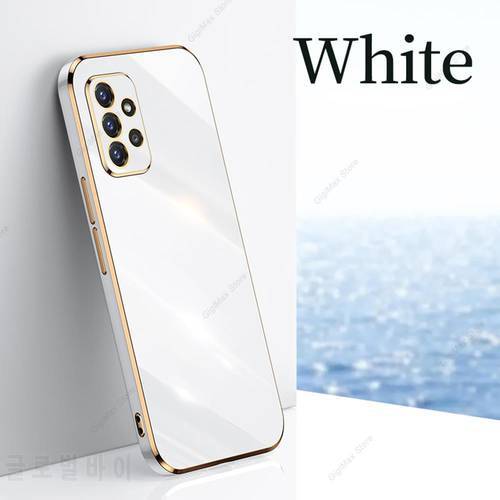 Straight Sides Square Case For Samsung A51 A52s A52 A72 A71 A53 A73 A50 A50s A21s Cover Silicone Case For Samsung A52 S Funda