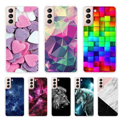 For Samsung S21 FE Case Soft silicone TPU Back Cover For Samsung S21 Plus 5G Phone Cases on Galaxy s21 Ultra S 21 FE Coque Shell