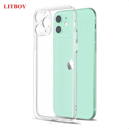 Ultra Thin Clear Case For iPhone 11 pro X 7 Case Silicone Soft transparent Cover For iPhone 11 XS Max XR 8 6s Plus 5 SE 11 case