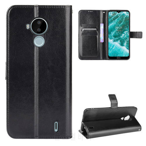 For Nokia C30 Case Luxury Flip PU Leather Wallet Lanyard Stand Case For Nokia C30 C 30 NokiaC30 Phone Bags
