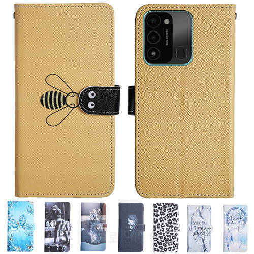 Wallet Flip Book Case For Tecno Spark Go 2022 Case Cute cat Patterned Phone Case on Tecno Spark Go 2022 Hoesje capa Case Cover