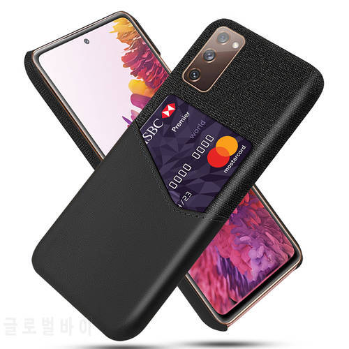Card Slots Cover For Samsung Galaxy S20 FE Funda Business Case For Note 20 Ultra S10 Lite S9 S8 Plus A31 A50 A30 A70 A20 A51 A71